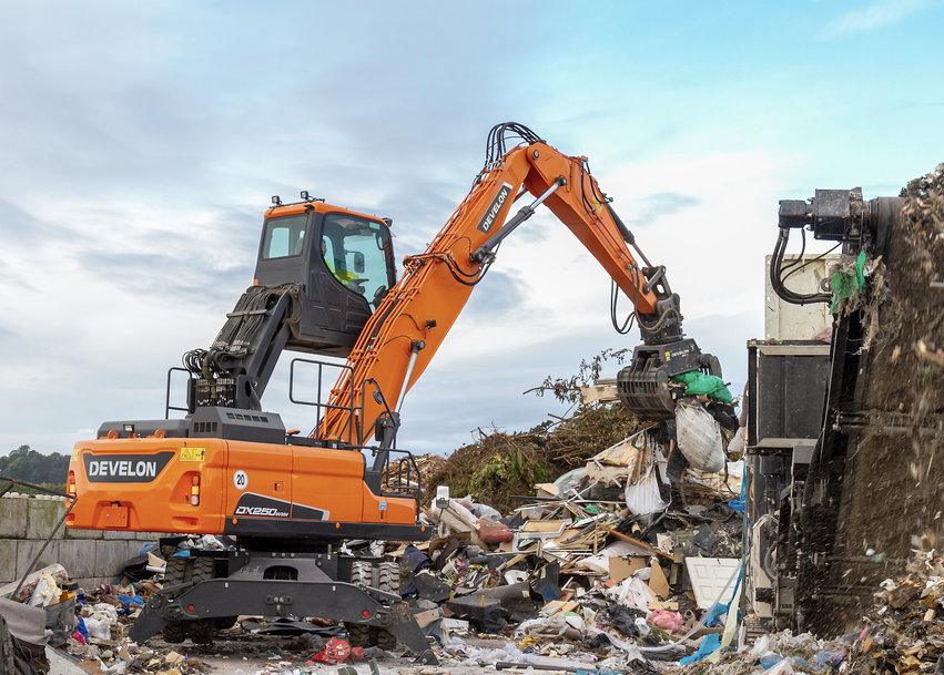 New DX230WMH-7 & DX250WMH-7 Material Handlers from Develon